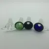 14mm Glass bowls Male joint 4 colors optional glass bowl for Oil Rigs Glass Bongs Dab Rigs fast shipping