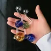 Rose s boil , New Unique Glass Bongs Glass Pipes Water Pipes Hookah Oil Rigs Smoking with Dropper