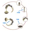 고품질의 티타늄 스틸 귀걸이 펑크 고딕 독수리 발톱 스터드 귀걸이 빈티지 호른 콘 귀 스터드 바디 피어싱 쥬얼리 도매