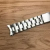 Jawoder Watch Band 18 19 20 22 23 24mm Silver Pure Solid rostfritt stål Poleringsbrushed Watch Strap Distribution Buckle Bracelets5109365