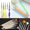 Wholesale 20Pcs Nail Art Salon Design Set Dotting Painting Drawing Polish Brushes Pen Tools Chic Design