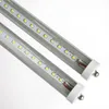 8 أقدام led 8ft 1 دبوس واحد T8 فا 8 دبوس أدى أضواء أنبوب 45 واط 4800lm الصمام أنبوب الفلورسنت مصابيح 85-265V