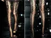 2017 donne sopra il ginocchio alti stivali estivi gladiatore tacco sottile stivaletti di pizzo nero stivali alti alti stivali peep toe scarpe eleganti