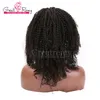 Base de seda brasileira peruca cheia do laço cabelo humano perucas dianteiras do laço com cabelo do bebê topo de seda encaracolado afro kinky peruca do laço greatremy2547445