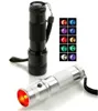 ColorShine LED RGB färgväxling Torch ficklampa, 3W aluminium legering RGB Edison Multi färg LED ficklampa Regnbåge av färger Flash