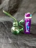 Mini multi-cor variedade de acessórios de narguilé cachimbos de água de vidro cachimbos percolador vidro bongs queimador de óleo tubos de água óleo ri