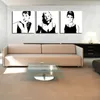 3 Stücke Marilyn Monroe und Audrey Hepburn Gemälde Bild Druck auf Leinwand mit Holzrahmen für moderne Home Wanddekoration