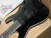 Custom Shop Black 7 Strings Electric Guitar one piece neck Very Beauty Tremolo device 7 String Guitars