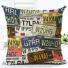 vintage letters cushion cover love quote couch sofa throw pillow case numbers life words almofada creative home office decor