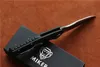 Free shipping,MIKER Redesign ZT0850 Folding knife Blade:D2(satin/Black stonewash) Handle: Carbon fiber Plane bearing,outdoor EDC