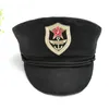 秋の冬のウールフェルトトリルビーフラットネイビーキャップヨーロッパ米国警察の帽子キャップ男性女性スターロゴミリタリーハットアーミセックス2549834614