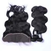 Free Shipping!! High Quality 8A Brazilian Malaysian Peruvian Indian Virgin Human Remy Body Wave with 13*4 Lace Frontal Hair Extensions