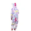 Star Unicorn Kigurumi kostuum voor kinderen Cartoon Winter Onesie Pyjama voor kinderen