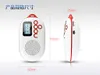 Super Mini Nogo Q12 Динамик, портативный Путешественник MP3 Динамик Поддержка TF CARD MP3 Player, FM-радио, Календарь ЖК-календаря и будильник Открытый динамик