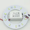 プロモーション5W 12W 15W 18W 23W SMD 5730天井円形の磁気ライトランプAC85-265V AC220VラウンドリングLEDパネルボードマグネットマイクロ