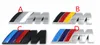 100 pçs adesivos de carro m potência m tecnologia logotipo emblema emblema decalques para bmw e30 e36 e46 e90 e39 e60 e38 z3 z4 m3 m5 x1 x3 x4 x59916694