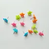 Ny !! Generisk plast Liten Star Push Pins Drawing Pin Bra för Office Pack med 200 st