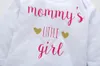 Baby-Mädchen-Winter-Kleidung-neugeborenes Baby-Buchstabe-Druck-Oberseiten + keuchende Hose + Haar-Zusätze 3PCS stellt Ausstattungen Baby-Kind-Kleidungs-Sätze ein