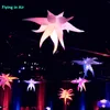 Colorful Winding Party Lighting Inflatable Lights Crooked Star with LED