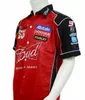 NEW 2017 brand men F1 suit shirt casual summer club team budweiser car overalls off road shirts motocross jacket