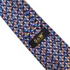 P14 Extra Lange Größe Floral Karierte Multicolor Navy Mens Krawatten Krawatten 100% Seide Jacquard Woven Handmade