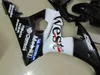 Gorąca sprzedaż Zestaw do błonnika dla Yamaha YZF R6 03 04 05 White Black Fairings Set YZF R6 2003 2004 2005 OT19