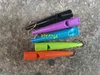 10pcs/lot Free shipping 8cm longth Dog whistle Stop Barking Silent Pet Training Plastic Whistle with keyring 5 colors