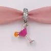 Andy Jewel Authentic 925 Sterling Silver Beads Fruity Cocktail Pingente Charms Encaixe Estilo Pandora Europeu Joias Pulseiras Colar 792153ENMX