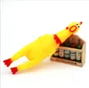Pet Dog Puppy Screaming Shrilling Yellow Chicken Pet Dog Toy Kids Lound Toy Non-Toxi Cat Gummi Chewing Chick Leksaker