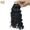 Cabelo humano brasileiro Bulkunproceded Mini Braiding Hair Bulk for Braiding pode tingir qualquer cor de cola de cabelo6114077
