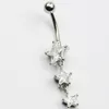 YYJFF D0614 (1 kleur) heldere buikring mooie sterrenstijl met piercing body sieraden navel