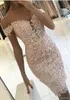 2017 Ny White Full Lace Red Homecoming Dresses Buttons OffthShoulder Sexiga korta tillfällen Klänningar skräddarsydda cocktailklänning7031399