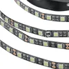 Tiras de LED 5050 SMD Preto PCB Azul de Gelo 5 M 60Led / m Não-impermeável DC 12 V Fita Conduzida Fita