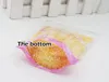 22 * 30 + 5 cm Borsa trasparente rosa Borsa per imballaggio alimentare Sacchetti di plastica per alimenti Sacchetto autosigillante Riutilizzabile Spot 100 / confezione