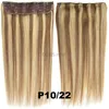 Piano Color 27613 Blond Indian Remy Hair One Piece Clip in Human Hair Extensions For Full Head Straight 5 Clips9761818