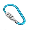 portable D puzzle lock, mountaineering hang buckle, creative luggage, multi-function fast padlock, travel luggage , anti-theft Outdoor Gadgets