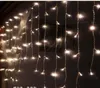 16m x 0.7m LEDs Holiday Christmas Christmas Curtin Curta Cadena LED Luces Decoración 8 Modos de Flash Impermeable
