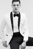 white tuxedo black shawl collar