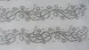 30pcs / lot fix strass fer sur transfert de chaleur autocollant dentelle motif appliqué pour manches2816