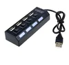 USB-концентратор Splitter, творческий 4 рот, высокая скорость 2.0USB HUB независимый выключатель