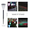 Solar Landscape Lighting for home garden 7 Color Changing LED Lawn lamp Garden Landscape Path Pathway Lights Christmas Decoration Lights