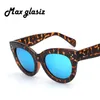 Entièrement nouveau 2016 femme Audrey mode rétro lunettes Rivets Vintage femmes lunettes de soleil Cateye lunettes fille Oculos feminino201b