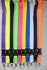 wholesale Cell Straps & Charms Solid color insert Buckle phone lanyard fashion keys neck card rope 649