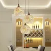 Modern Southeast Asia Bohemia Mediterranean Restaurant corridor porch chandelier mirror headlight mosaic