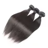 Livraison gratuite 8A Grade Cheveux Vierges Brésiliens Droite 3pcs / lot 100g / pcs Droite Cheveux Bundles Naturel Noir Couleur 100% Humain Vierge Cheveux