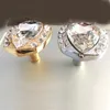 Modern Fashion Diamond Crystal Pulls Furniture Knob Gold Silver Drawer Cabinet Dresser Door Handtag Knobs