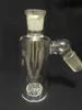 Glass Hohas Bong 45度アッシュキャッチャーオイルリグ喫煙パイプ18mmジョイントファクトリーアウトレット