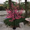 LED Wodoodporna Krajobraz Outdoor Ogród Peach Tree Lampa Symulacja 1.5 Metrów 480 Światła Led Wiśni Kwiat Drzewo Światła Ogrodowa Dekoracja