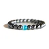 Wholesale New Fashion Charm unisex Yoga bracelets Natural lava stone beaded bracelet Lucky Gift Jewelry free shipping