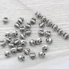 MIC 300 pezzi argento antico in lega di zinco distanziatori in rilievo perline 6,5 x 7 mm gioielli fai da te D8